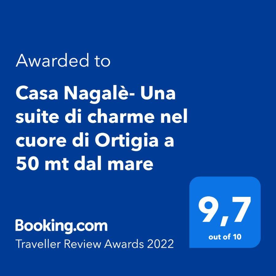 Casa Nagale- Una Suite Di Charme Nel Cuore Di Ortigia A 50 Mt Dal Mare Syracuse Buitenkant foto